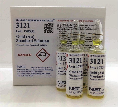 SRM 3121 - 金(金)標(biāo)準(zhǔn)溶液