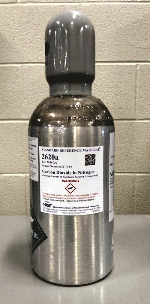  SRM 2620a - 氮中二氧化碳(公稱量-物質(zhì)分?jǐn)?shù)1%mol/mol)