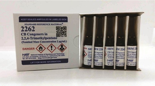  SRM 2262 - 2，2，4-三甲基戊烷中的氯化聯苯同系物(標稱質量濃度為2μg/mL)