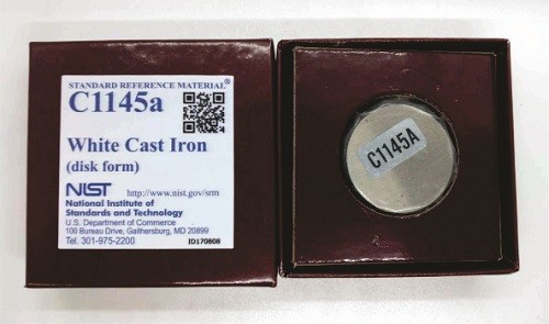 SRM C1145a - 白口鑄鐵標(biāo)準(zhǔn)品