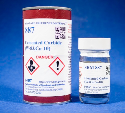 SRM 887 - 硬質(zhì)合金(W-83，Co-10)標準品