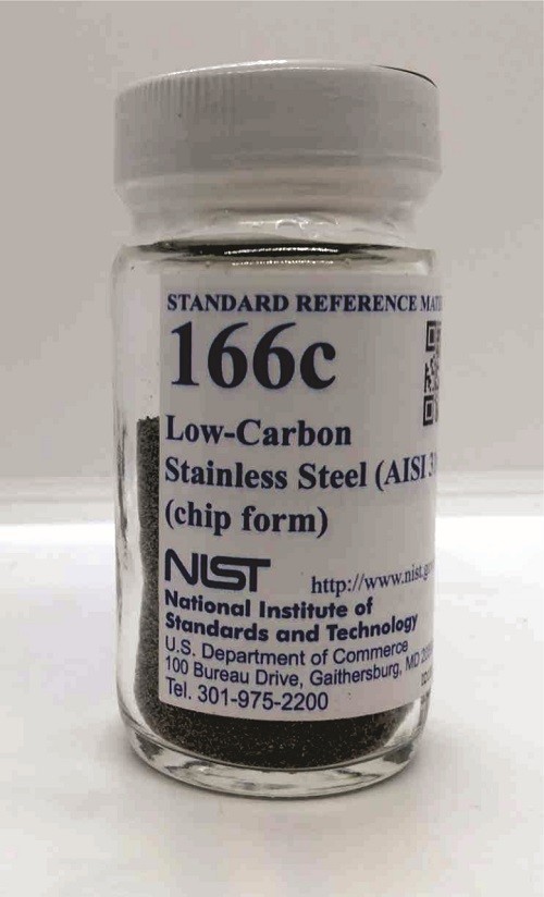SRM 166c - 低碳不銹鋼(AISI 316 L)(芯片形式)標準品